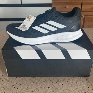 Adidas Cloudfoam Black and White Sneakers